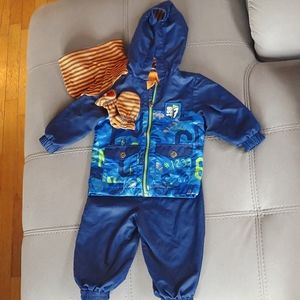 Blue Spring coat Gagou Tagou 12mois